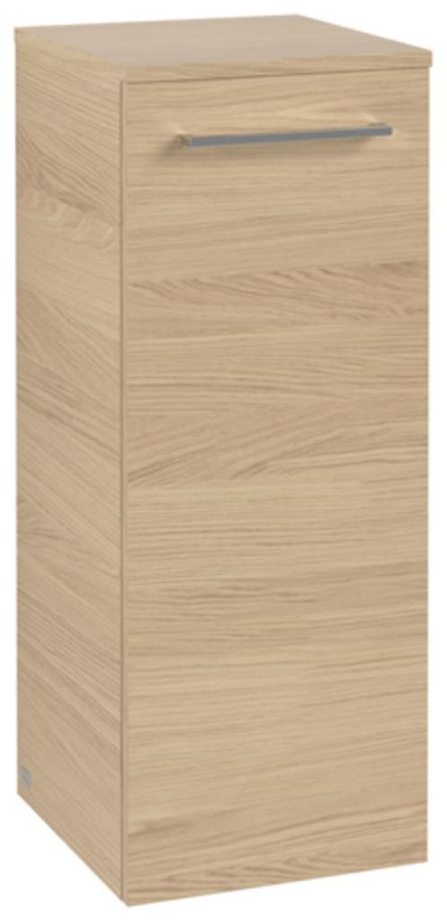 Villeroy & Boch Avento Seitenschrank, eine Tür, Anschlag links, 350x890x405mm, Griff chrom Glanz, A89500VJ