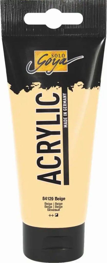 SOLO GOYA Acrylic Beige 100 ml Tube Produktbild 