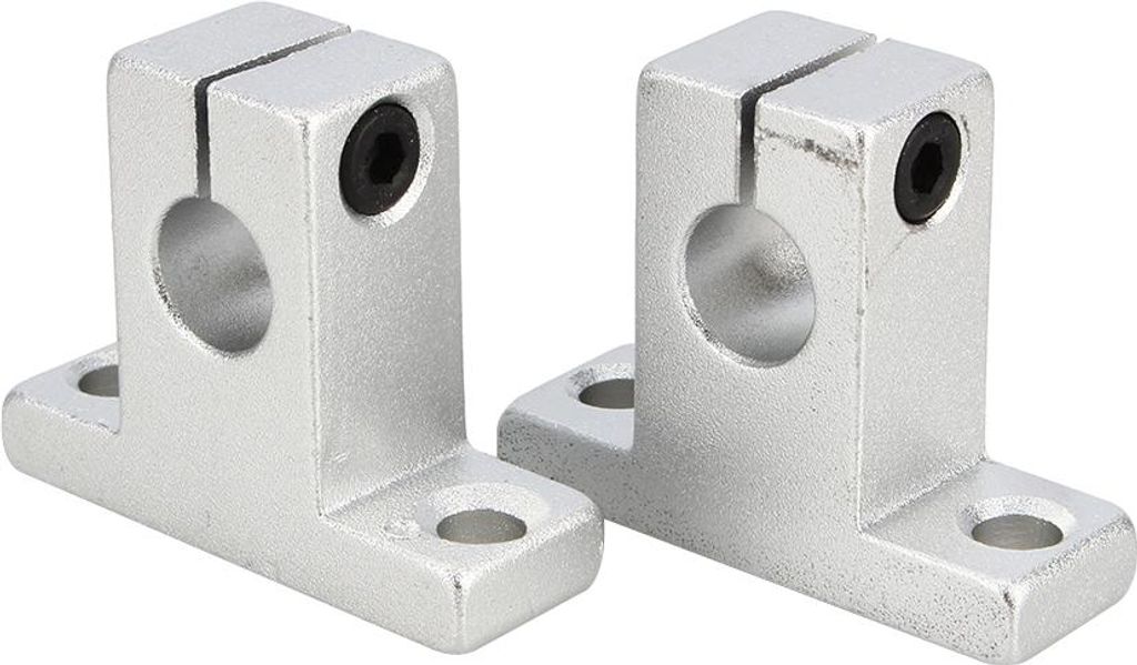 2pc SK10 Linear Rail Shaft Support Bracket Vertical Optical Axis Holder
