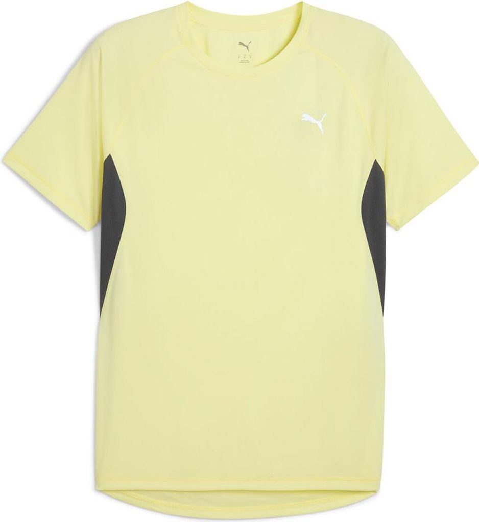 Puma M RUN VELOCITY TEE (POLY) - gelb, Größe:XL