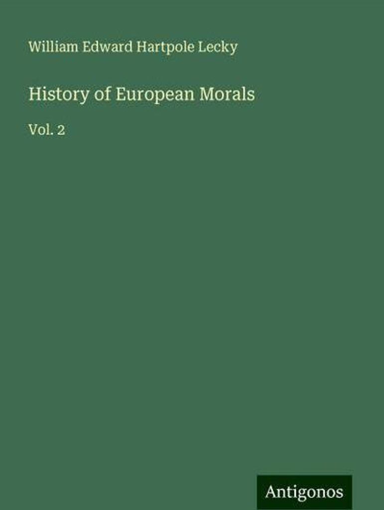 Geschichte der europäischen Moral