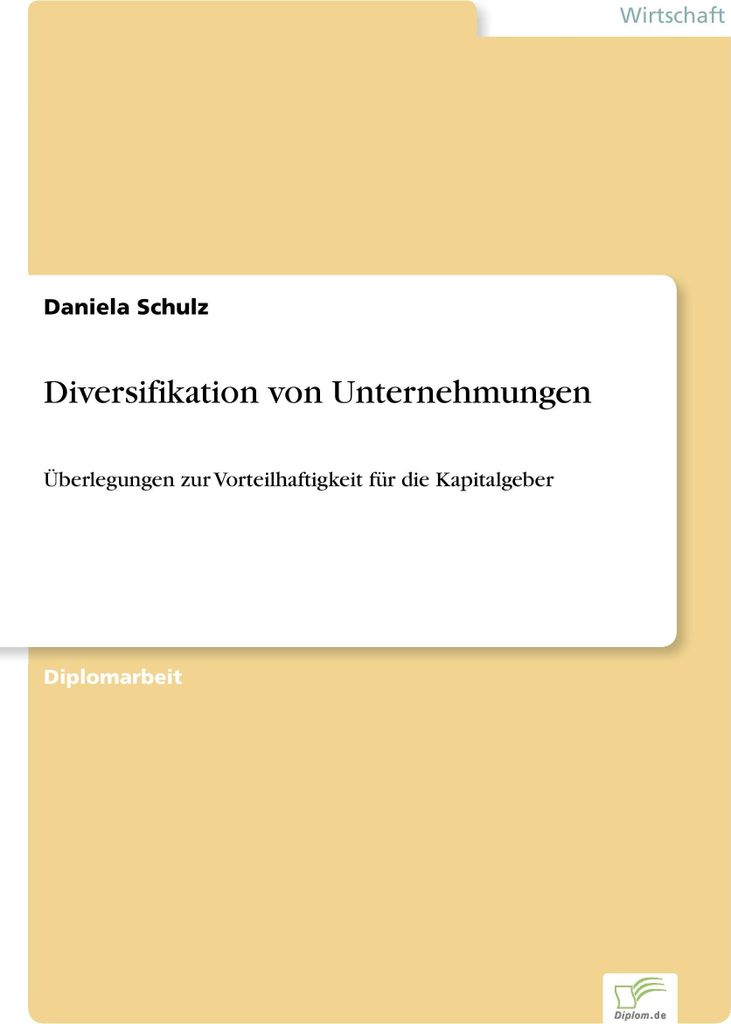 Diversifikation von Unternehmungen