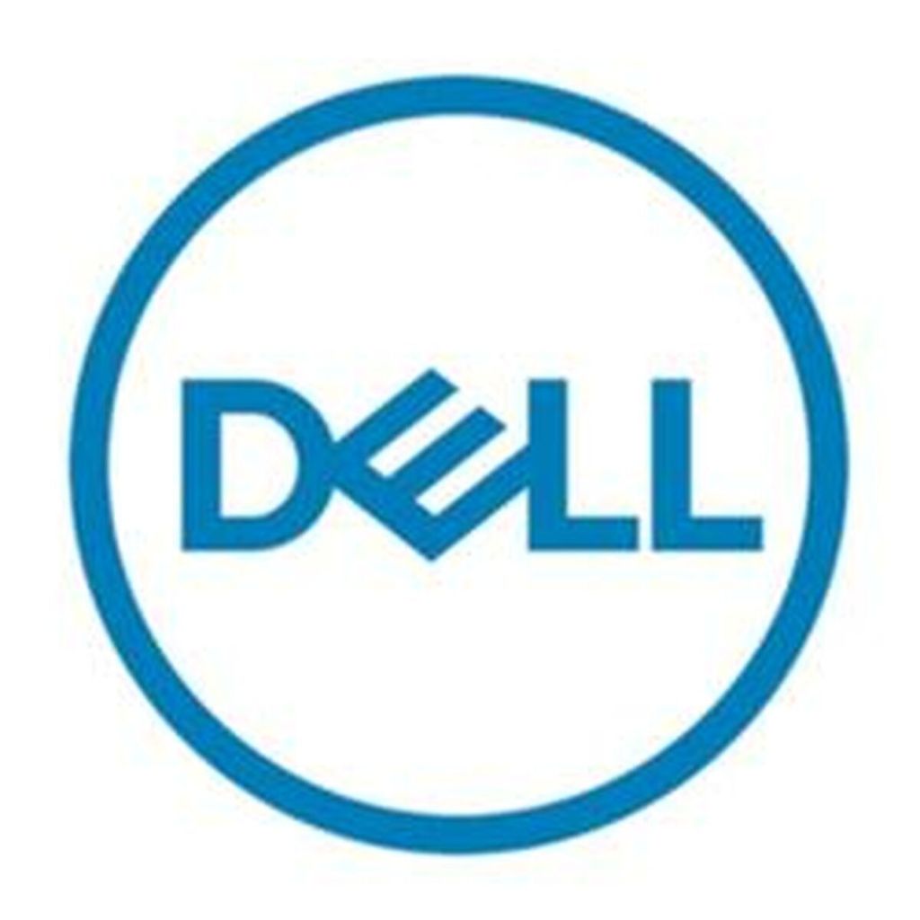 A blue circular logo with the word DELL in white text.