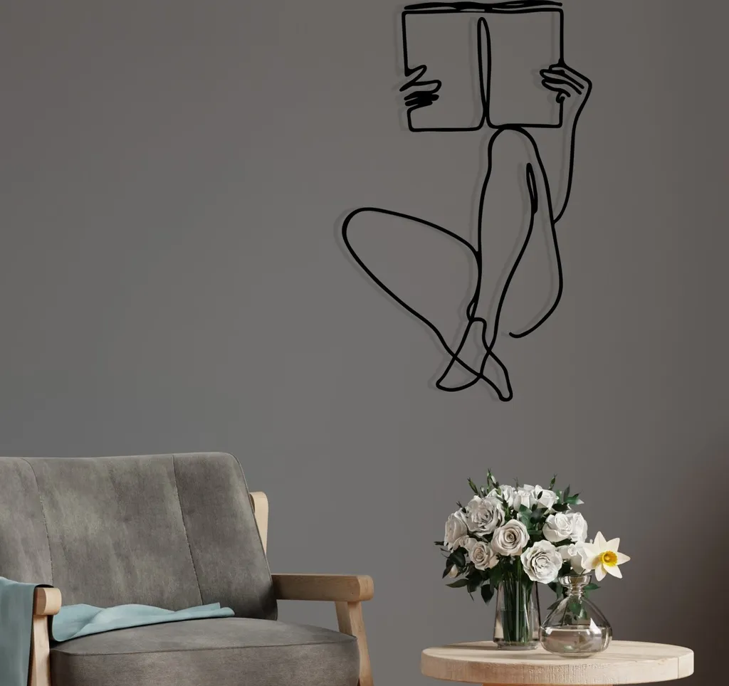Décoration Murale Adios en Métal Noir : Solution Design pour Murs - 2