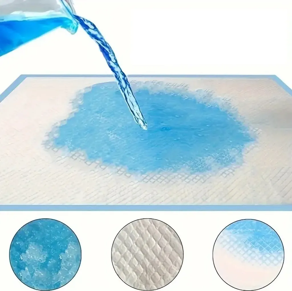 Tappetini Addestramento Cani 90x60 Blu - 100 Pezzi Extra Large - 5