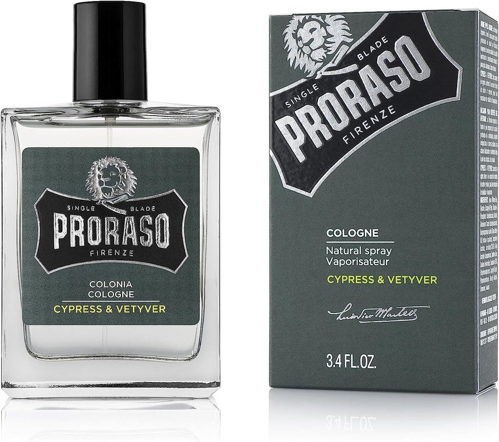 Proraso Cypress & Vetyver Cologne Eau de Cologne 100 ml Produktbild 