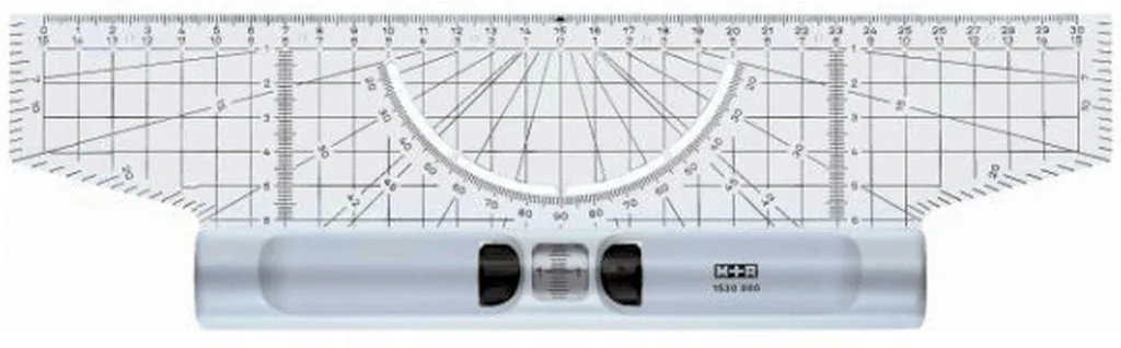 Règle roulante pour traçage de lignes parallèles et perspectives 300 mm