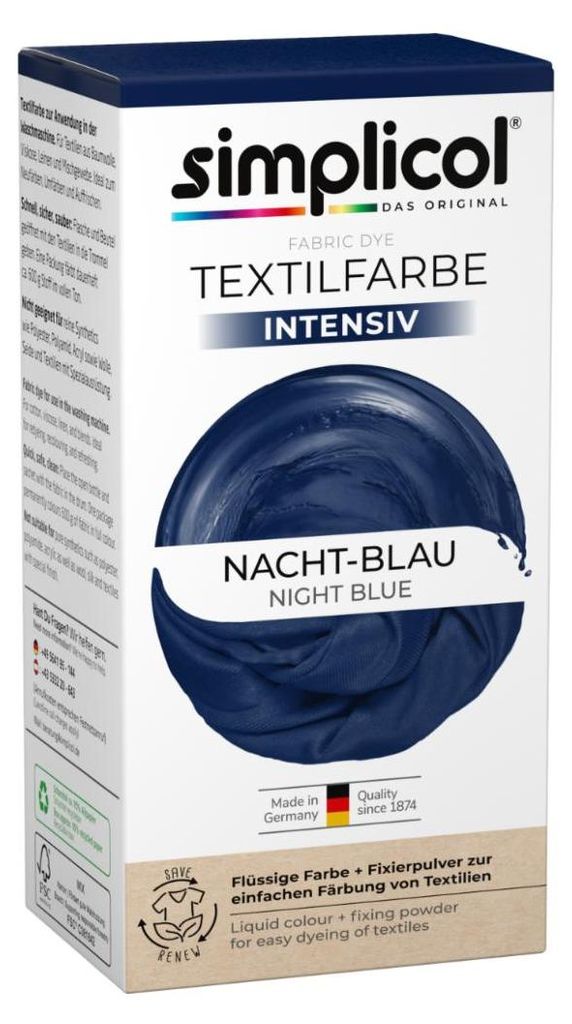 Simplicol textilné farbivo intenzívne všetko v 1 tekutina v Obrázok produktu 