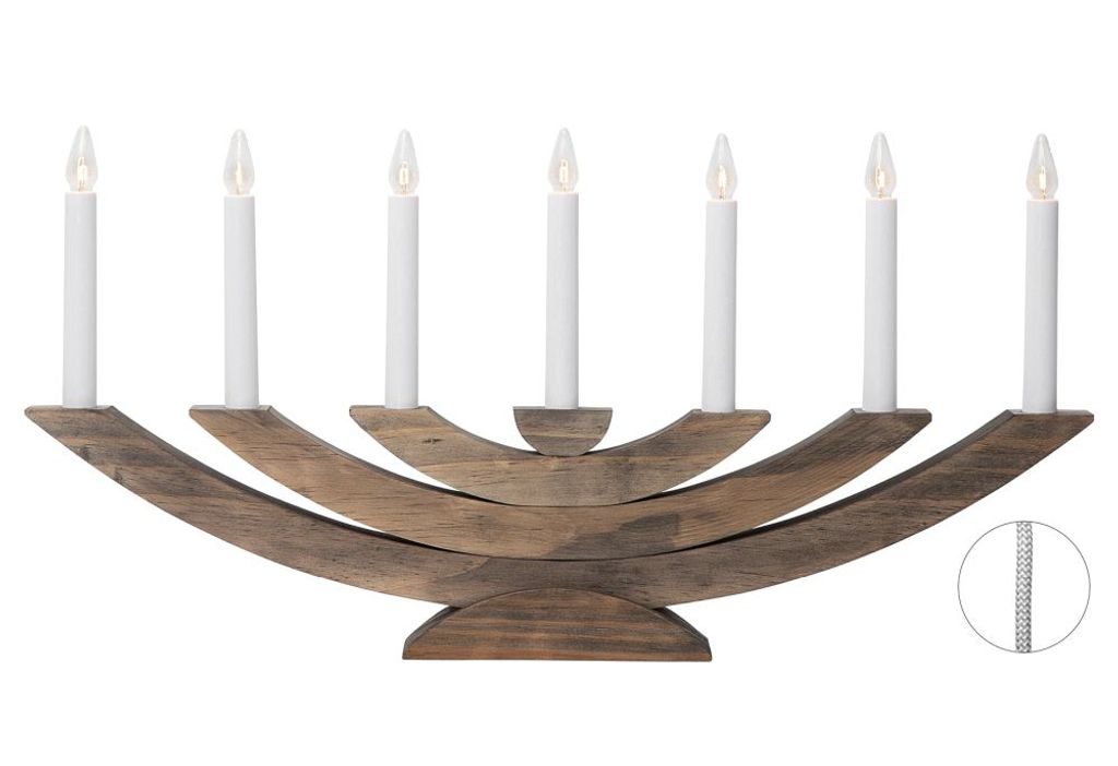 Star Trading Lustre de fenêtre "Navida", 7 flammes Image du produit 