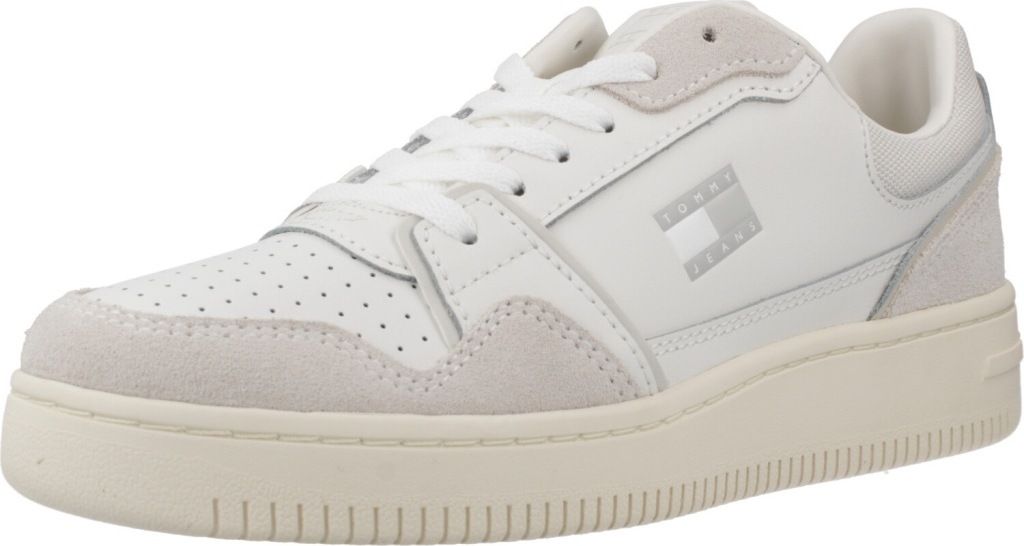 TOMMY JEANS TJW RETRO BASKET SNEAKER Weiß