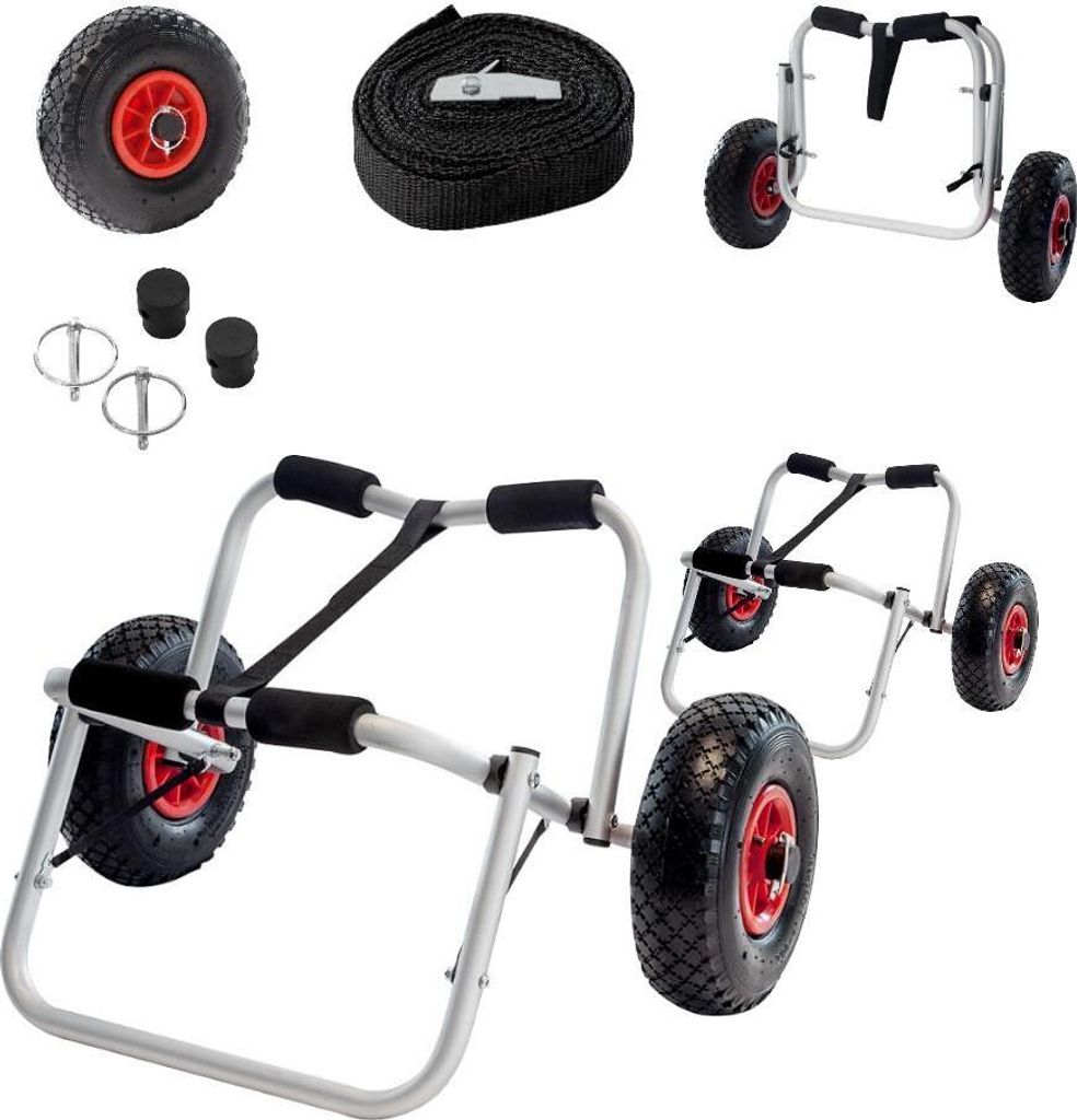BRUNELLI TRANSPORTWAGEN 2 Stück Kajak Boot Kanu SUP Surf Board Trolley