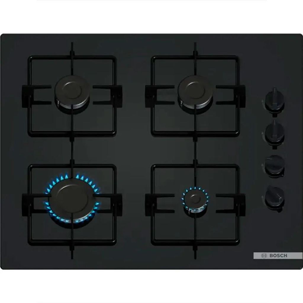 Piano cottura a gas da 60 cm con 4 fuochi Bosch POP6B6K30 Immagine del prodotto 