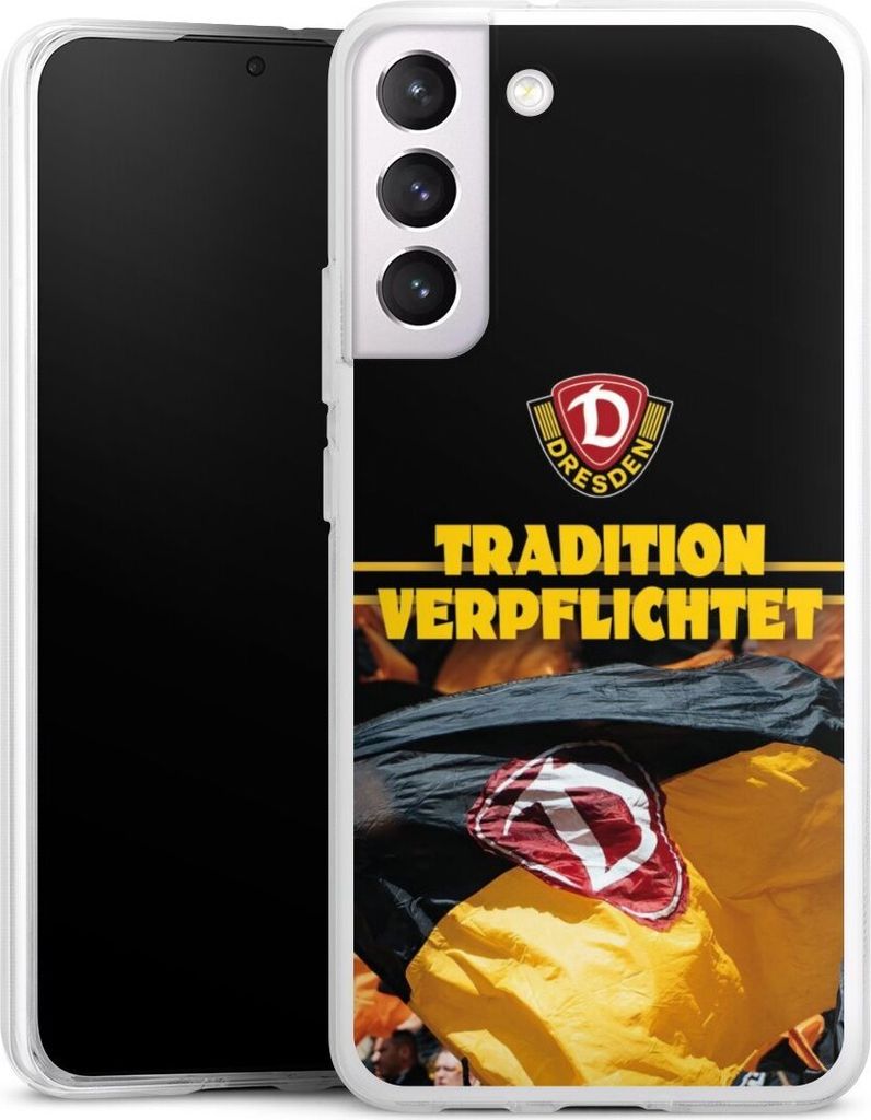DeinDesign Handyhülle für Samsung Galaxy S22+ Silikon Hülle Case Smartphone Schutzhülle Fanartikel SG Dynamo Dresden SGD