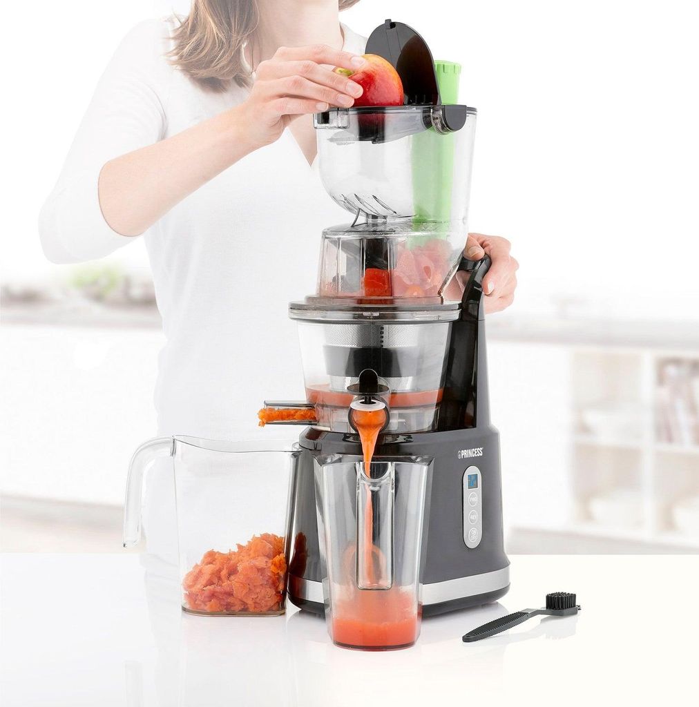 Princess Langsamer Entsafter Easy Fill 200 W Schwarz 202045 Produktbild 