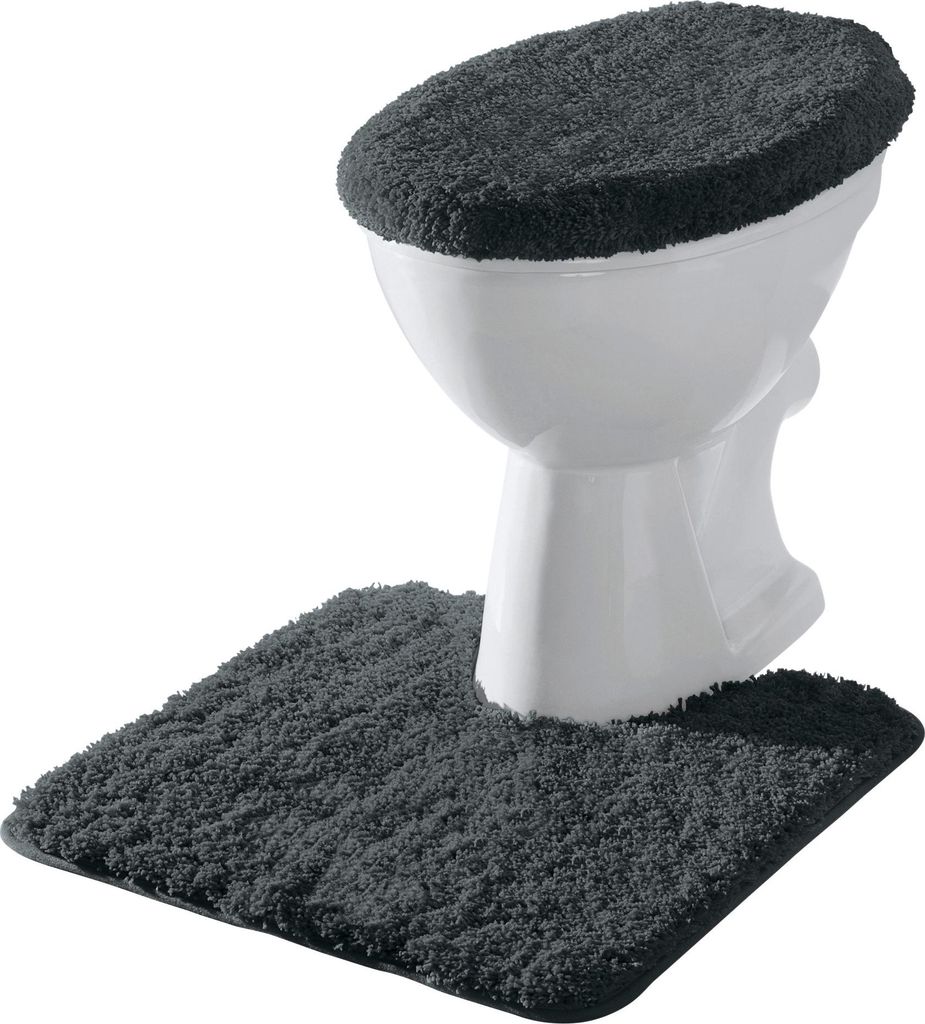 Erwin Müller Stand-WC-Set Rhodos" 2-teilig graphit OneSize"