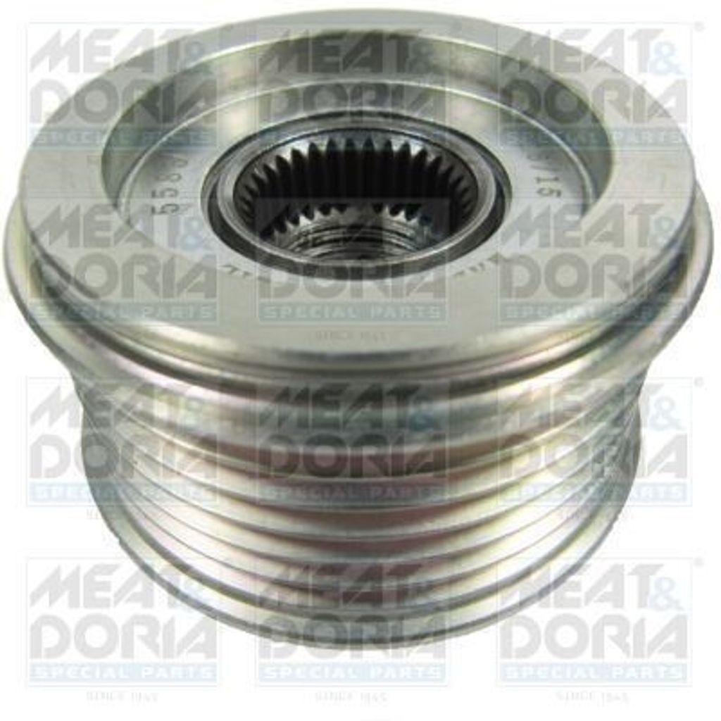 MEAT & DORIA Generatorfreilauf Riemenscheibe Lichtmaschine für RENAULT MEGANE III Grandtour (KZ0/1) Ø59mm