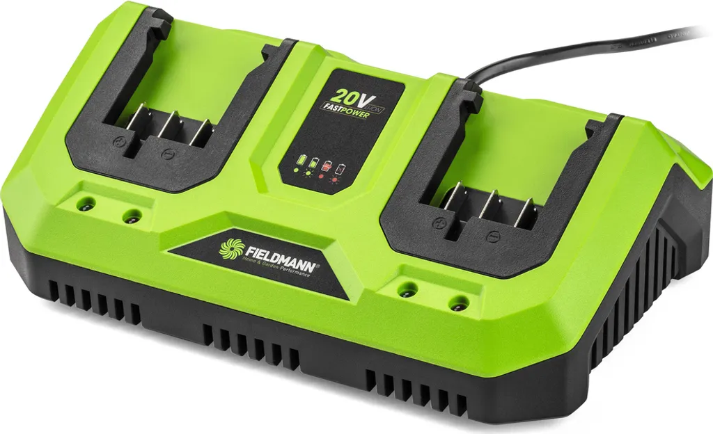 Fieldmann FDUZ 79110 Caricabatterie Rapido Duale 2x20V Fast Power