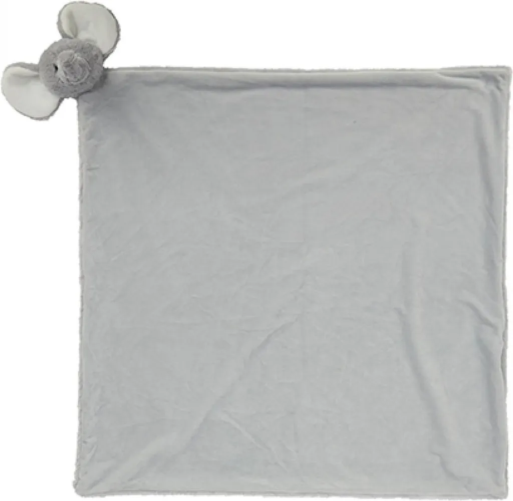 Couverture Bébé Elephant Grey Mumbles MM751 en Tissu Ultra Douce et Chaude