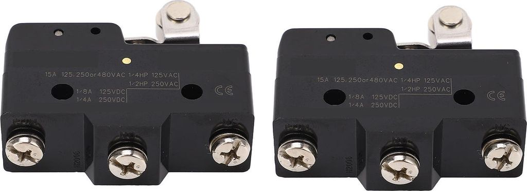 2 Stš¹ck Mikro-Endschalter 160OF 42RF 2.7PT 2.4OT 0.5MD 30.2OP 32.5FP NO NC Rollenhebel-Endschalter 250VAC