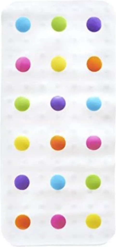 Tapis antidérapant de baignoire enfant 50x80 cm à ventouses bleues