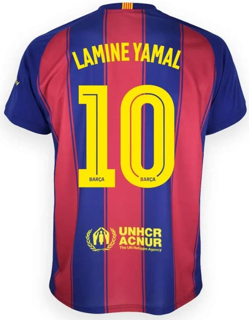 Fc Barcelona 25/26 Lamine Yamal Heim Set Rot 8 Years Herren
