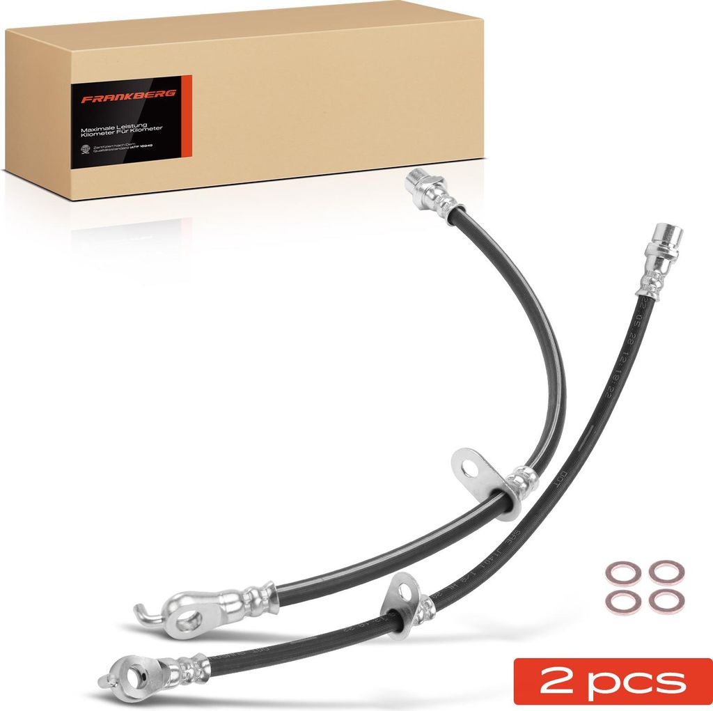 Frankberg 2x Bremsschlauch Bremsschläuche Vorne Links Rechts für Lexus ES Toyota Aurion V5 Avalon X4 Camry