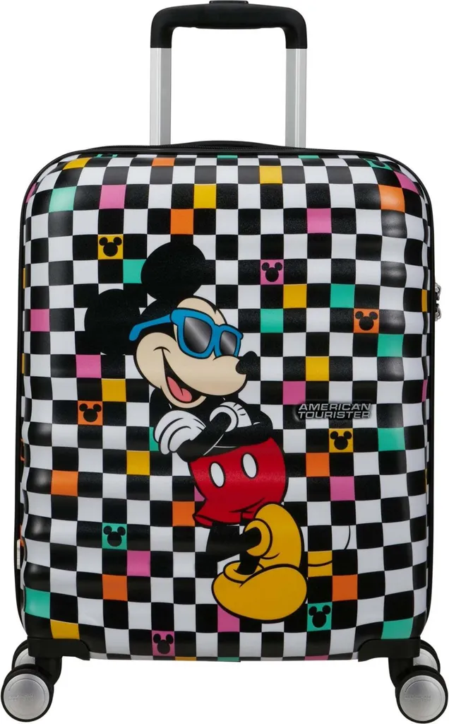 American Tourister carrello Wavebreaker Disney Spinner 55 / 20 TSA Disney FL Mickey Check multicolore