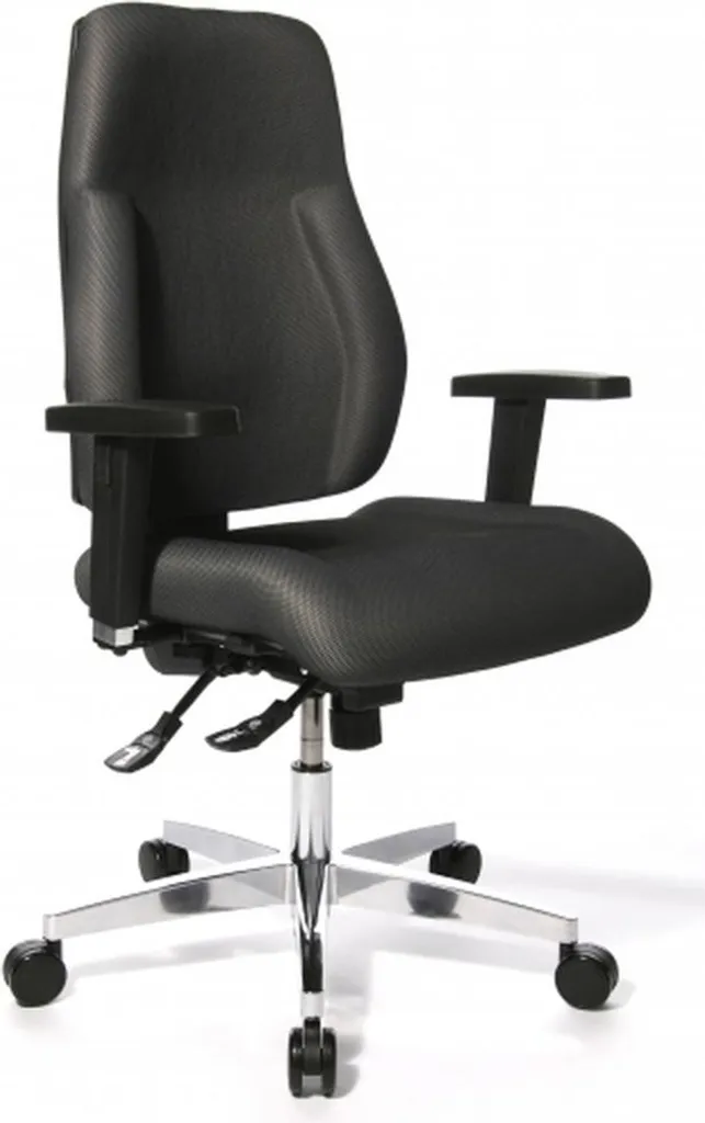 Chaise de bureau pour le télétravail à la maison et l'espace pro gris