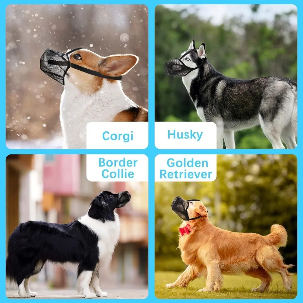 Museruola FWLWTWSS Morbida per Cani: Cammina in Totale Sicurezza - 7