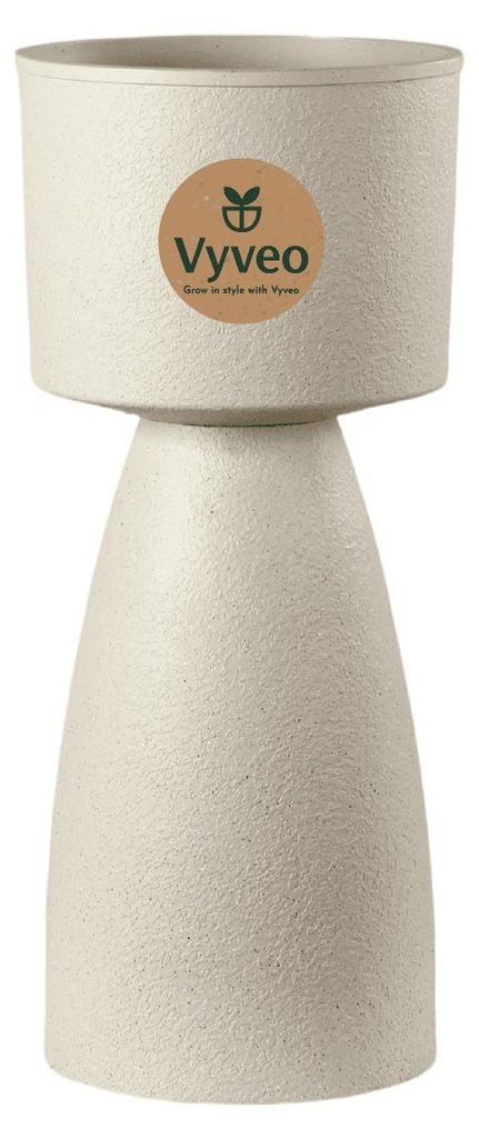 Vyveo - Blumentopf Pillar - Créme - 27x67 Produktbild 