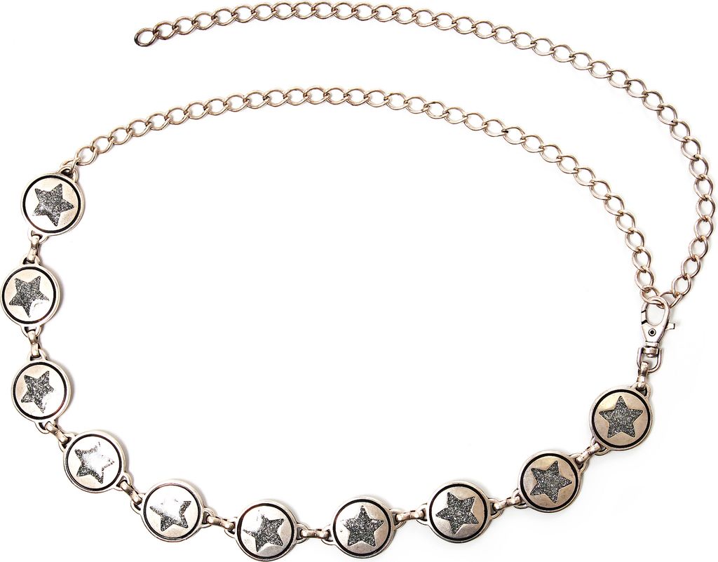 Kettengürtel Aphrodite mit Sternen und Sternchen von collezione alessandro