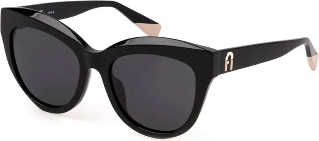 Furla SFU780 Lunettes de soleil protection UV400 noir et gris 54/18/140