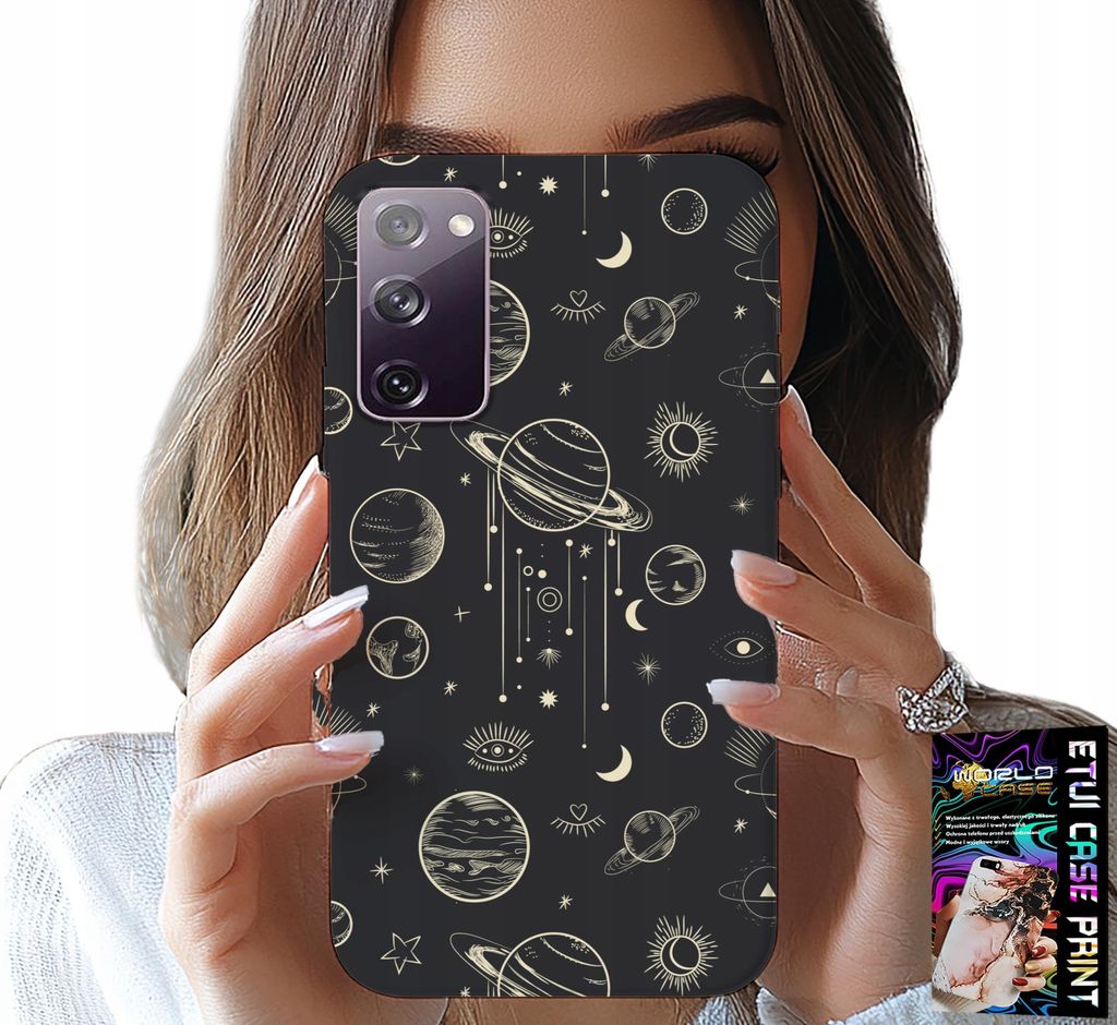 Gehäuse Für Samsung Galaxy S20 Lite - Kosmos Planeten Sterne Mond + Glas