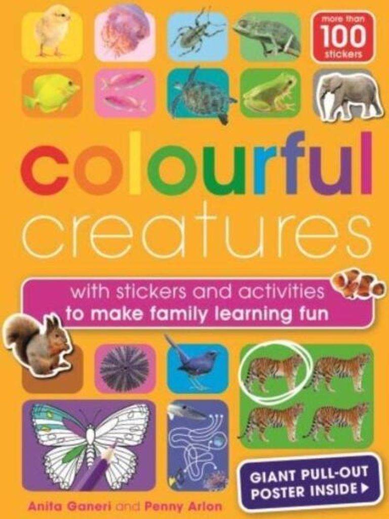 Colourful Creatures Activities/stickers – Lingua: Inglese