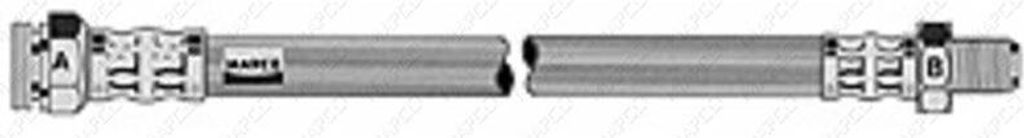 Bremsschlauch HA, ALFA ROMEO, FIAT BRAVA, BRAVO, MAREA, PUNTO