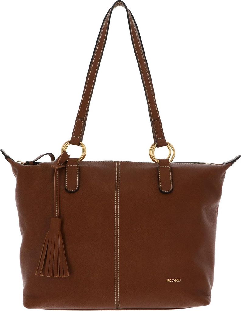 PICARD Schultertasche Calico Shoulder Bag Cognac braun