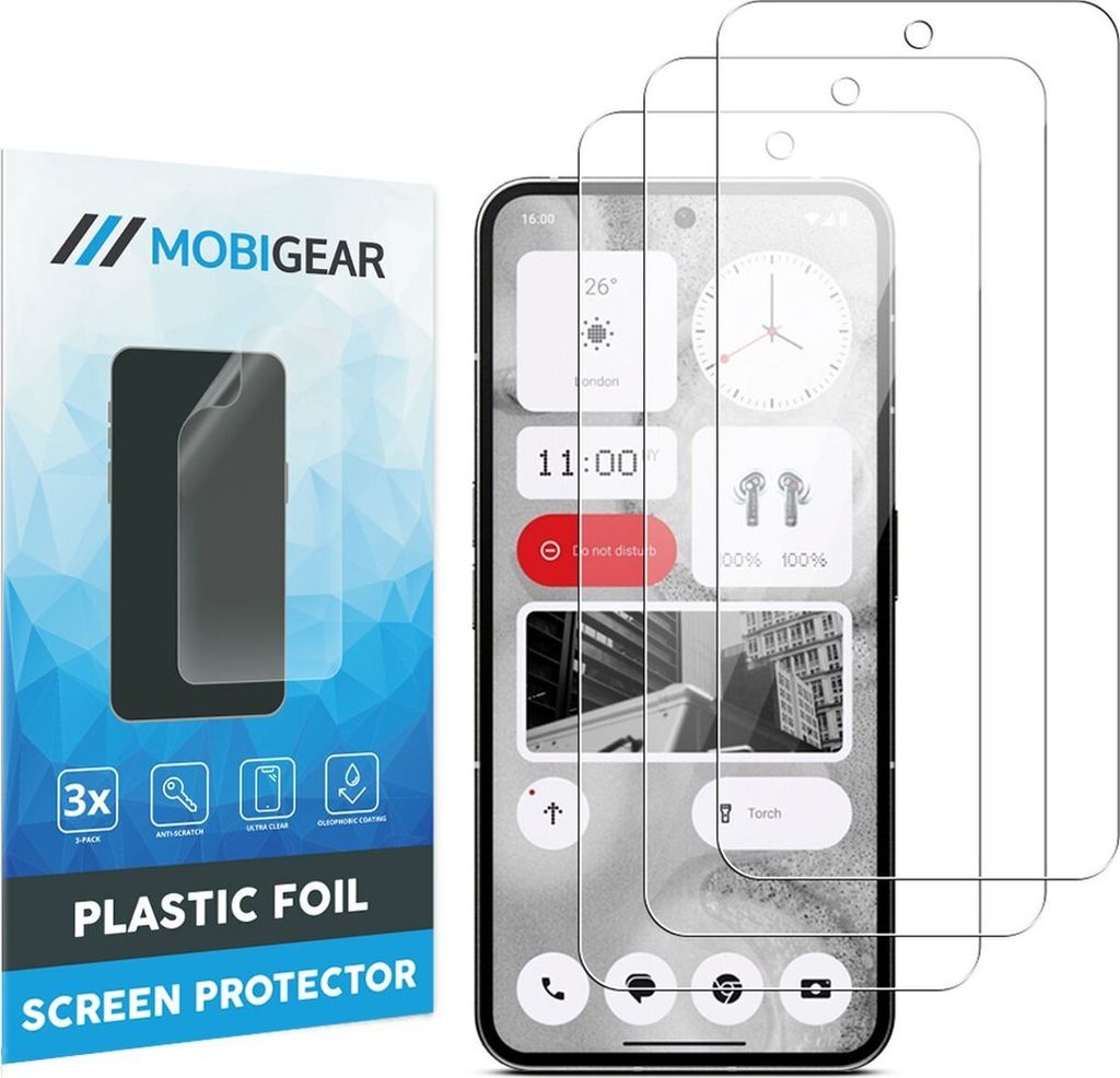Mobigear  Nothing Phone (2a) Displayschutz Schutzfolie - Produktbild 