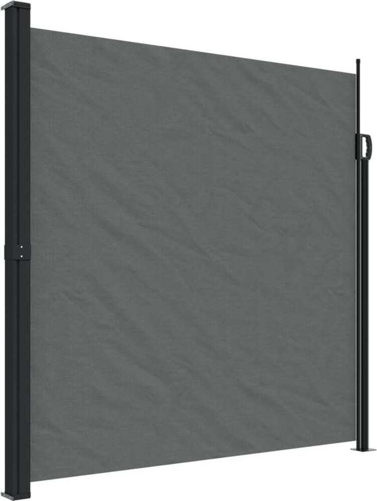 vidaXL Tenda laterale estensibile antracite 200x500 cm Immagine del prodotto 