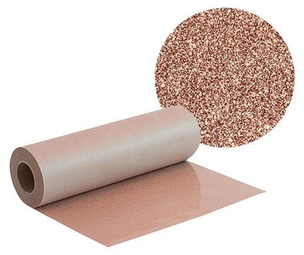 Plottermarie Plotterfolie Mega Glitter für kreative Veredelungen – Plotterfolie für Textildruck, T-Shirts, Baumwolle, Polyester, DIY & Speziale...