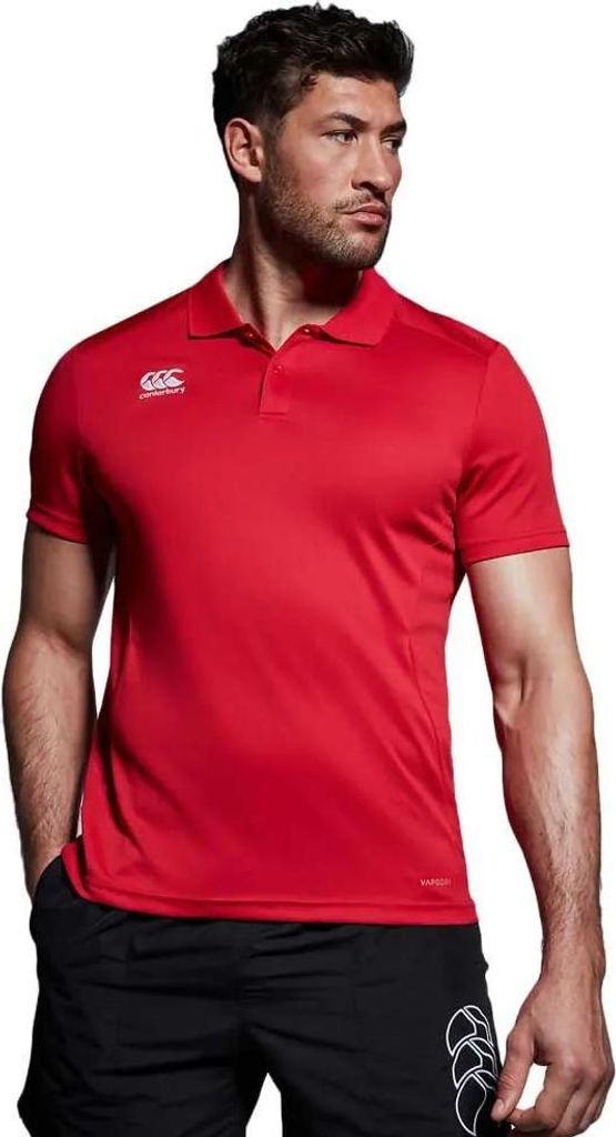 Canterbury Club Dry Kurzarm-poloshirt Rot M Mann Rot M