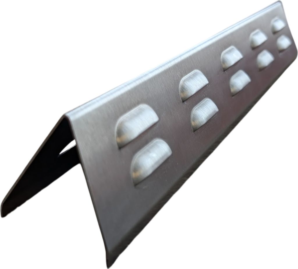 KOCH #71 Premium Aromaschiene 385 x 65mm für Weber 7636 + Weber Spirit E310, S310, E320, S320, E330, S330, Flammenverteiler