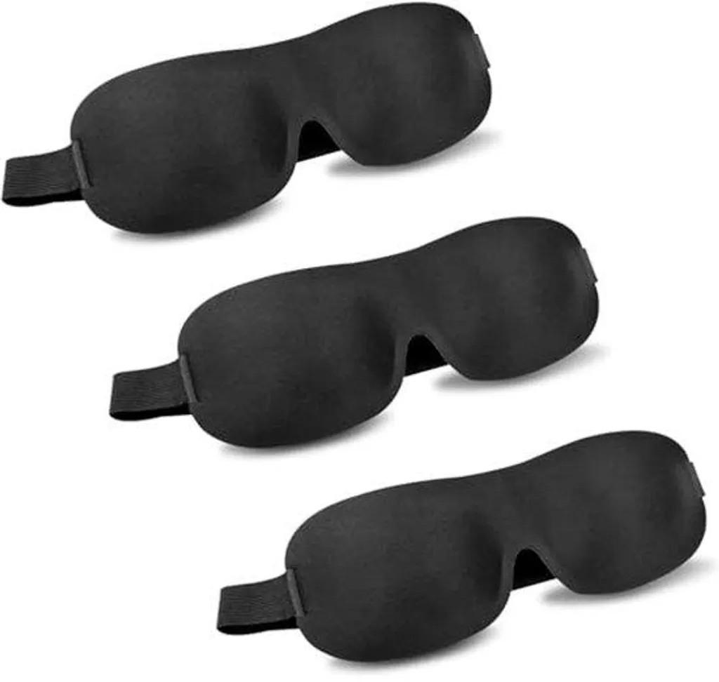 Masque de sommeil 3D occultation totale et protection oculaire réglable
