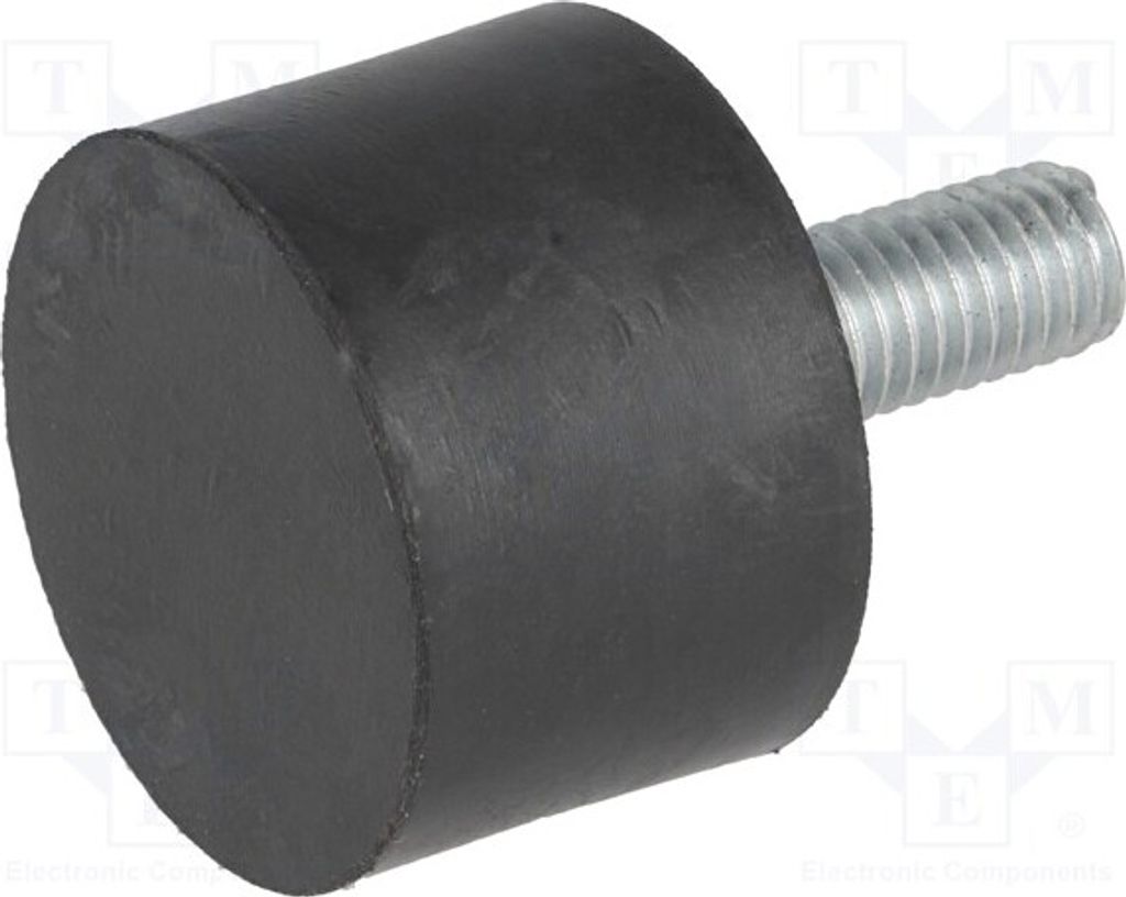 1x Mit vibrationsgeschütztem Stbein Ø: 30mm H: 20mm 638N DVA.4-30-20-M8-20-70 Beine