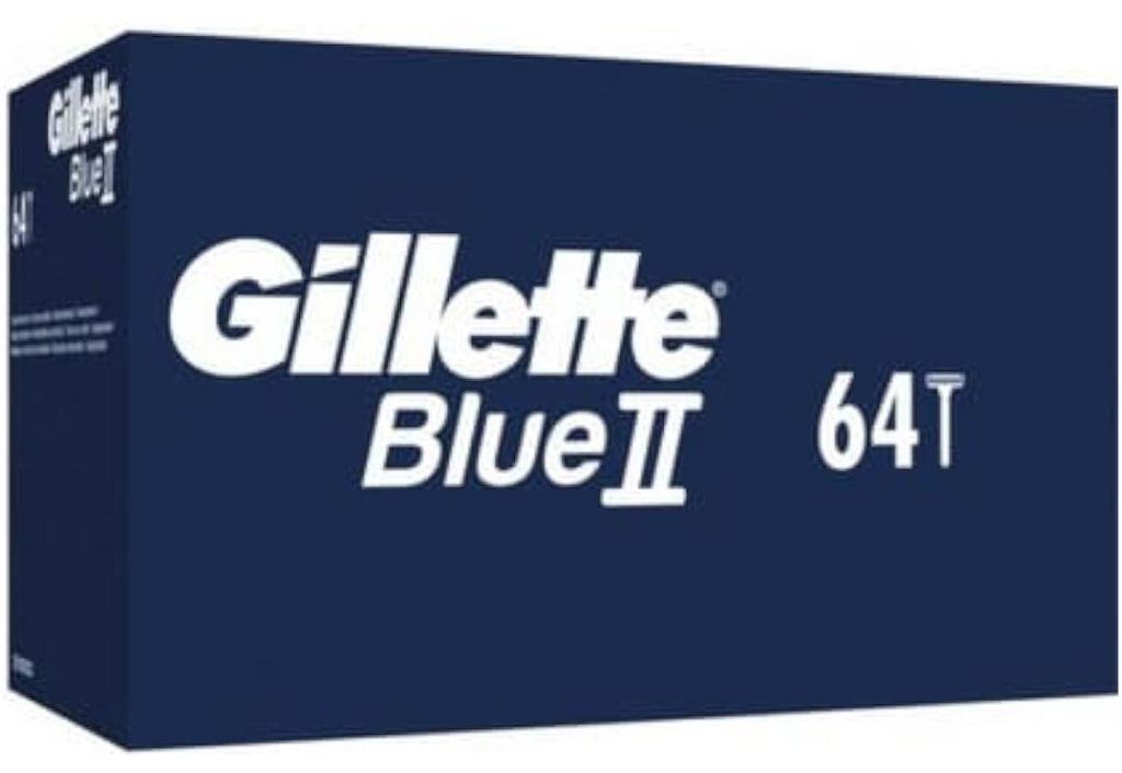 Jednorazowa maszynka do golenia Gillette Blue II, 64 sztuki Zdjęcie produktu 