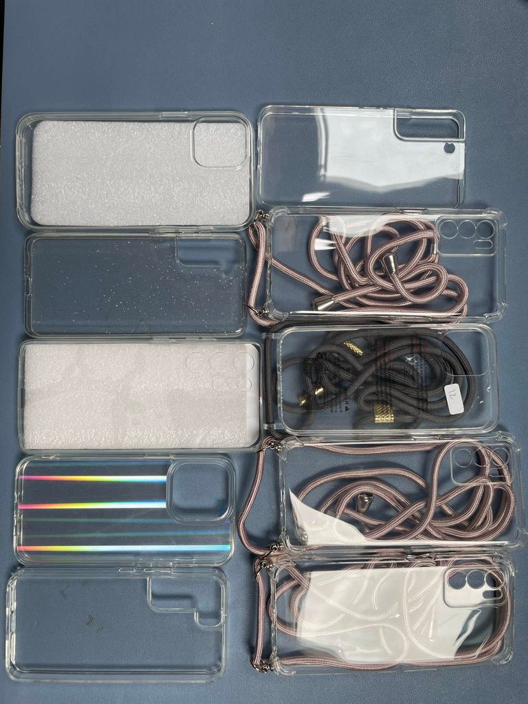 Set mit 10 transparenten Handyhüllen - verschiedene Marken und Modelle