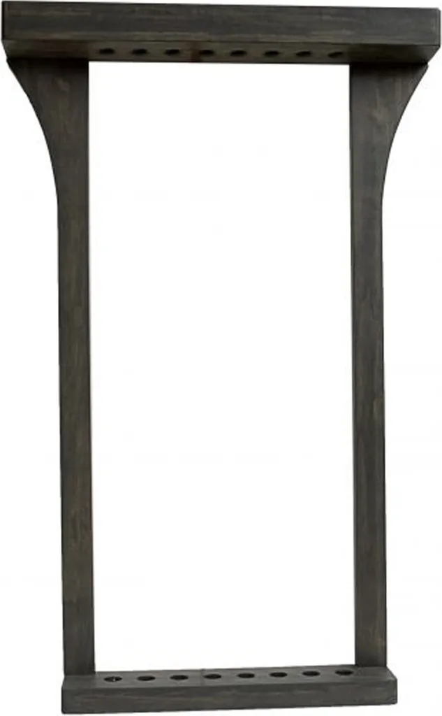 Support queues de billard mural en bois robuste - Capacité 8 cannes 50cm