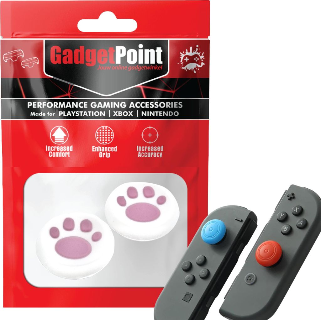 Thumbgrips - Thumb Grips voor Nintendo Switch Joy-Con Controllers - Gaming Thumbgrips - Performance Anti-Slip Thumbsticks - Bescherming Accessoires...