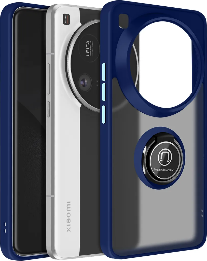 Cover Xiaomi 15 Ultra Avizar Blu Scuro: Protezione Magnetica Premium