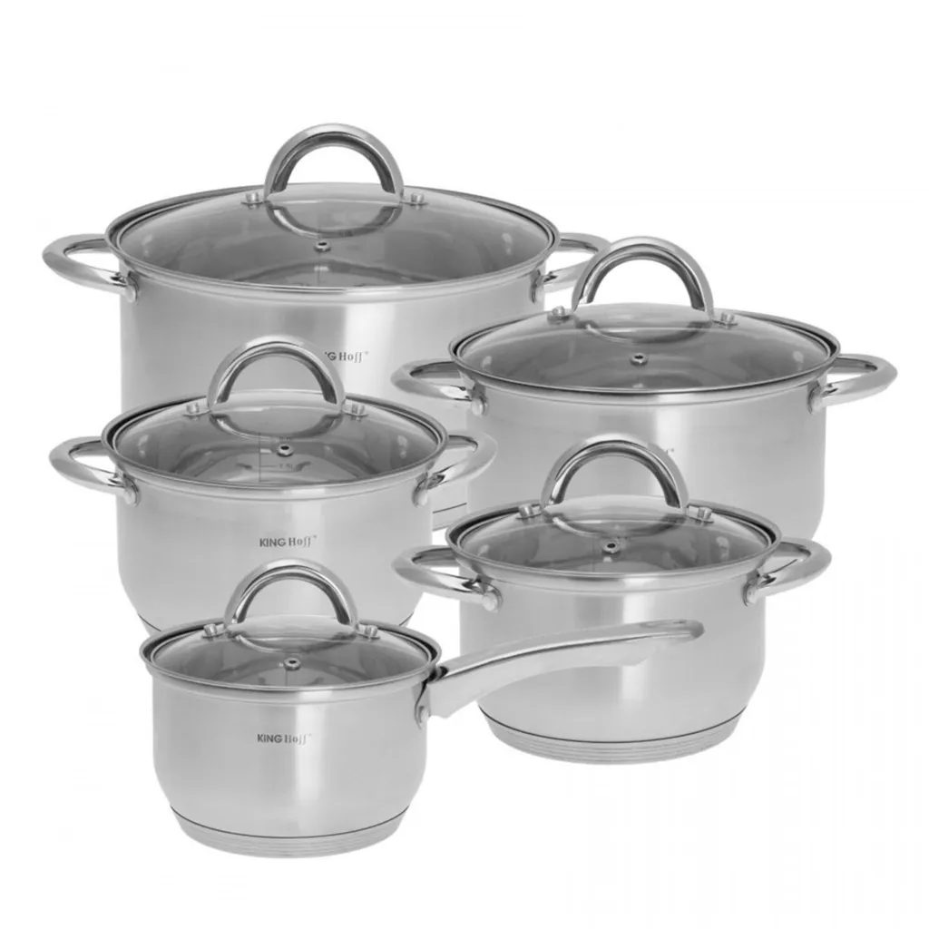 Set pentole 12 pezzi in acciaio inox Royalty Line