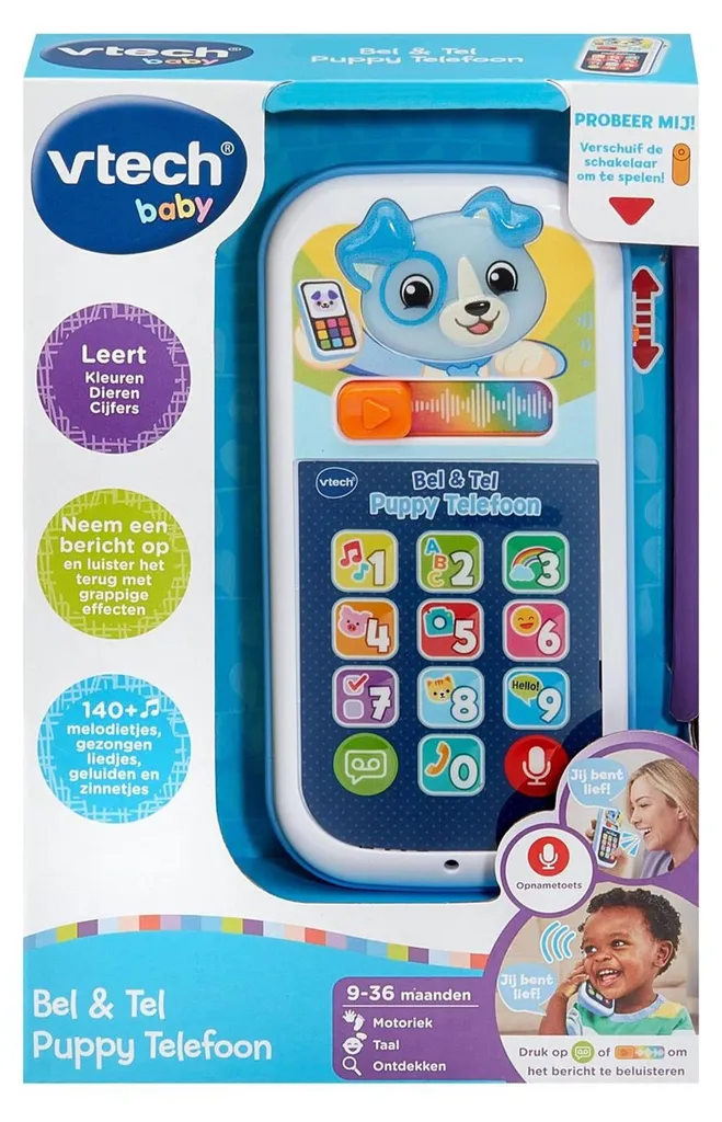 Téléphone VTech Puppy Incassable : Le Jouet Éducatif Idéal pour Bébé